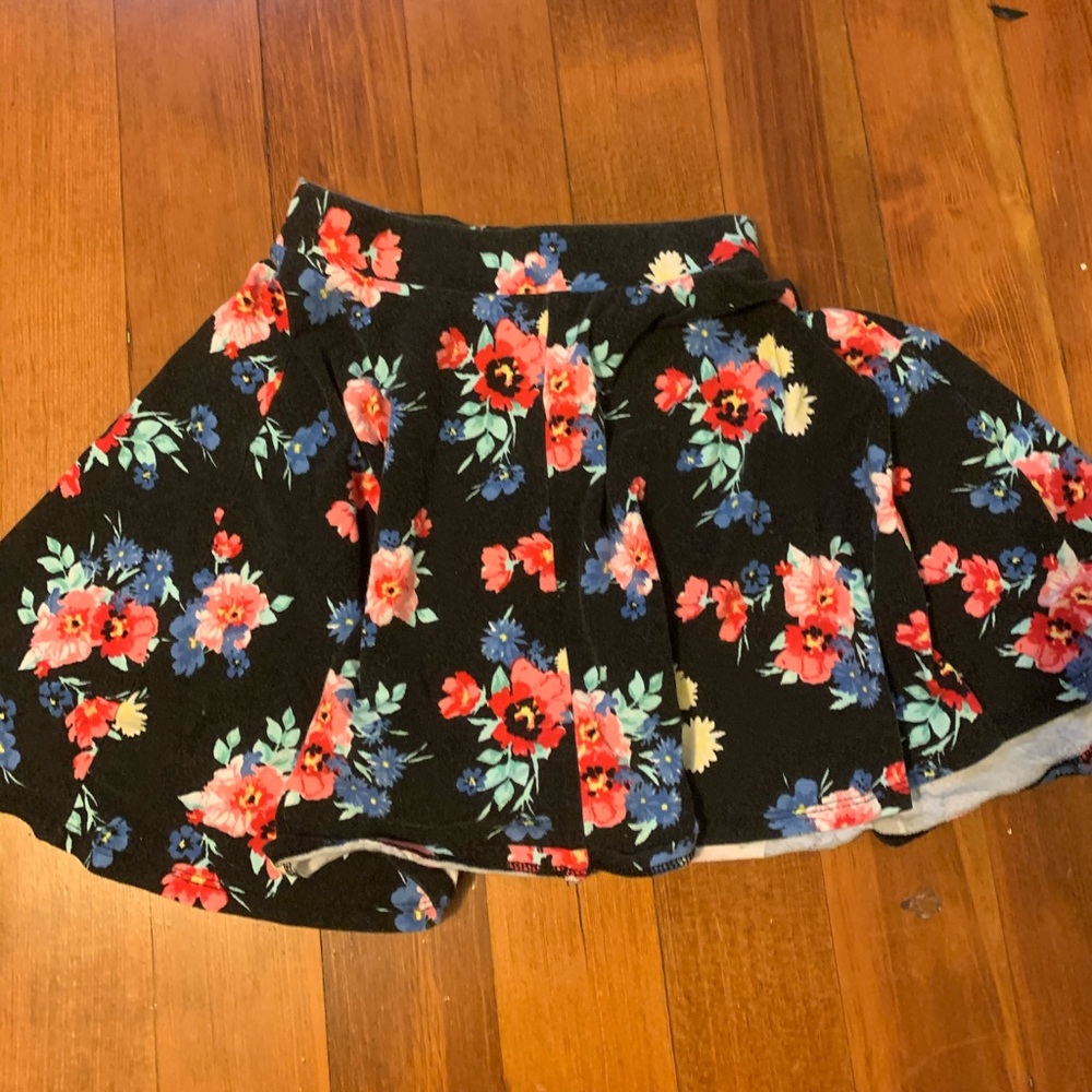 Floral skater skirt